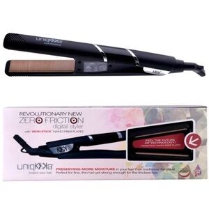 Uniqka Zero Friction Digital Styler Hair Straightener